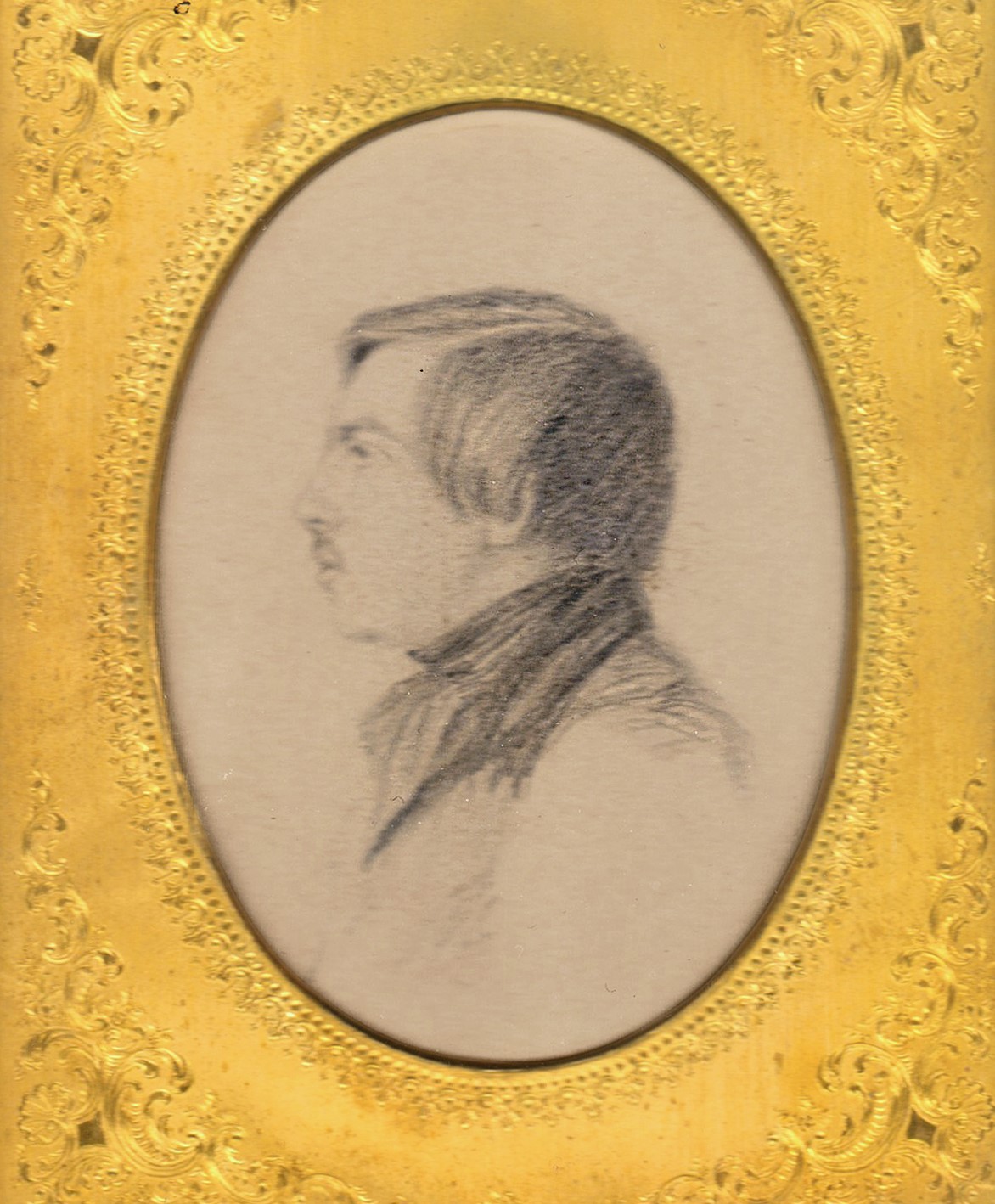 Friedrich Engels young pencil portrait