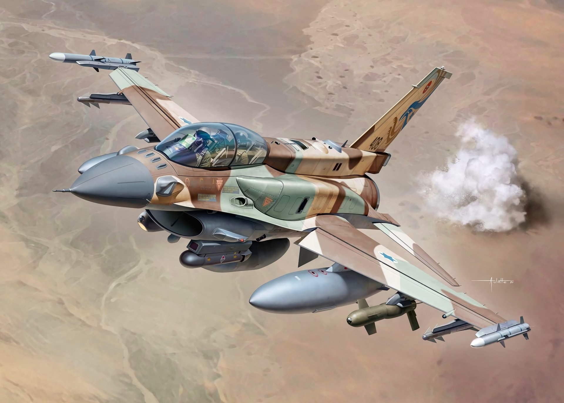 General Dynamics F-16 Fighting Falcon - HD Wallpaper: General Dynamics F-16 Fighting Falcon in Action