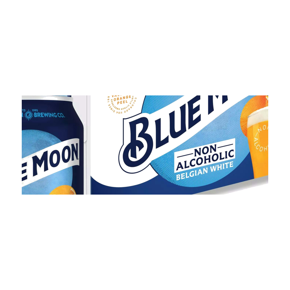 Blue Moon Non-Alcoholic Belgian White logo