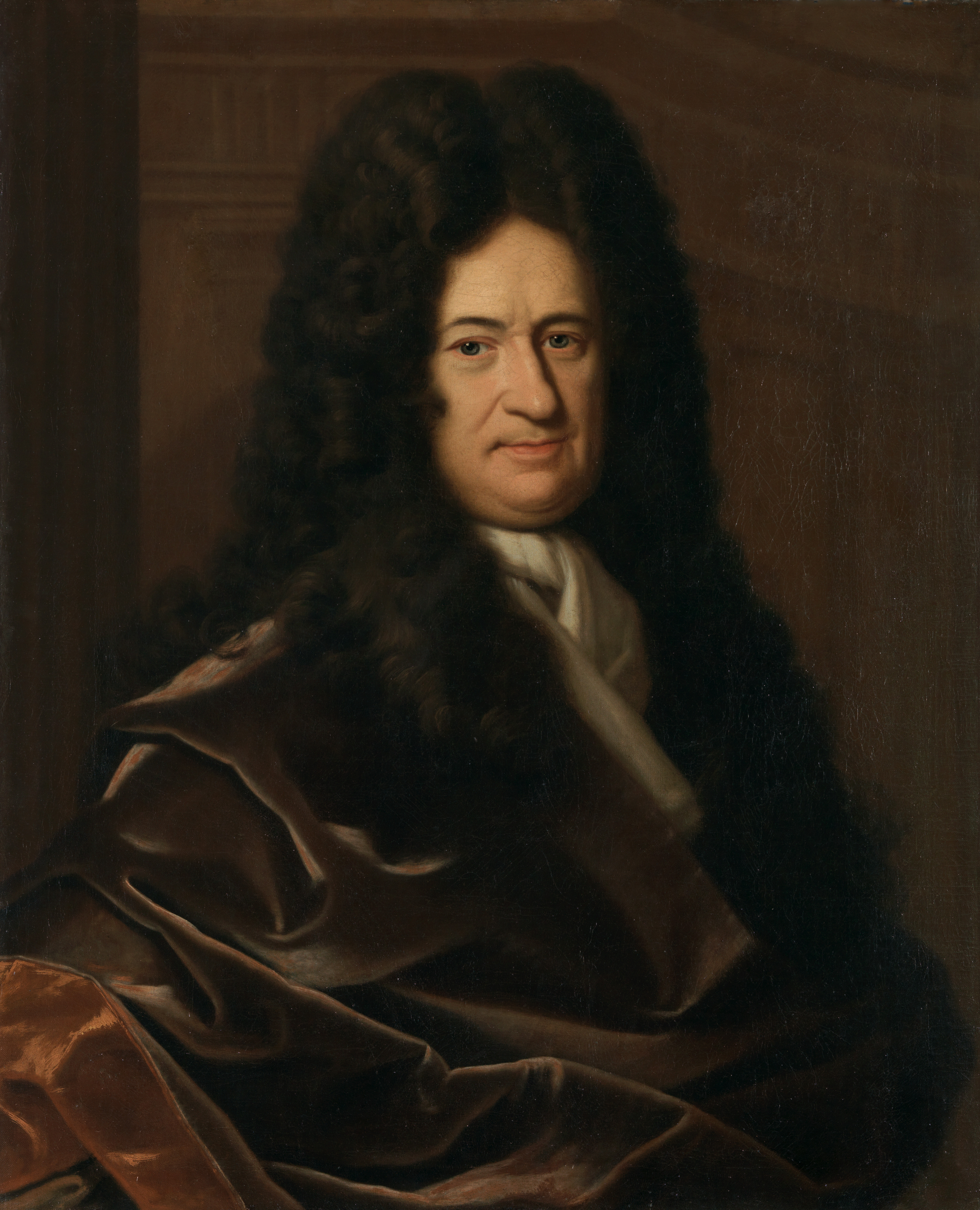 Christoph Bernhard Francke portrait of Gottfried Wilhelm Leibniz, c. 1695