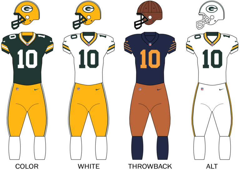 Green Bay Packers uniform graphic