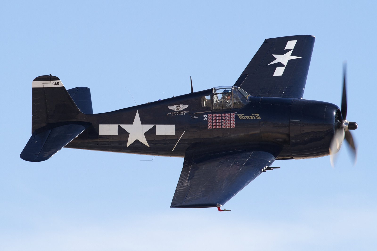 Grumman F6F Hellcat - aeroplane, Aircraft, Airplanes, Airshow, American, Fighter, Flight