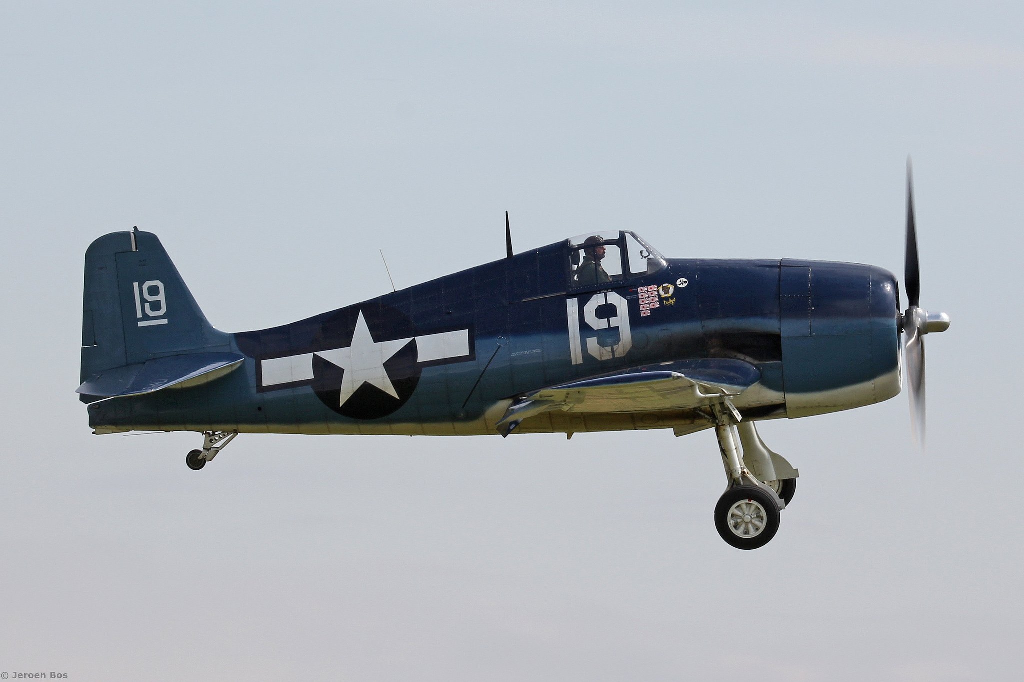 Grumman F6F Hellcat - aeroplane, Aircraft, Airplanes, Airshow, American, Fighter, Flight