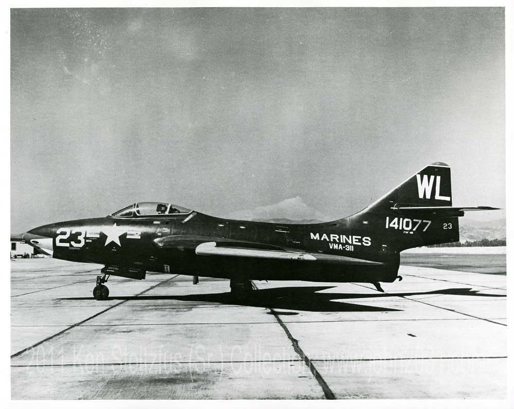 Grumman F9F Cougar - Grumman F9F Cougar airplane photos and information. Aircraft photos for