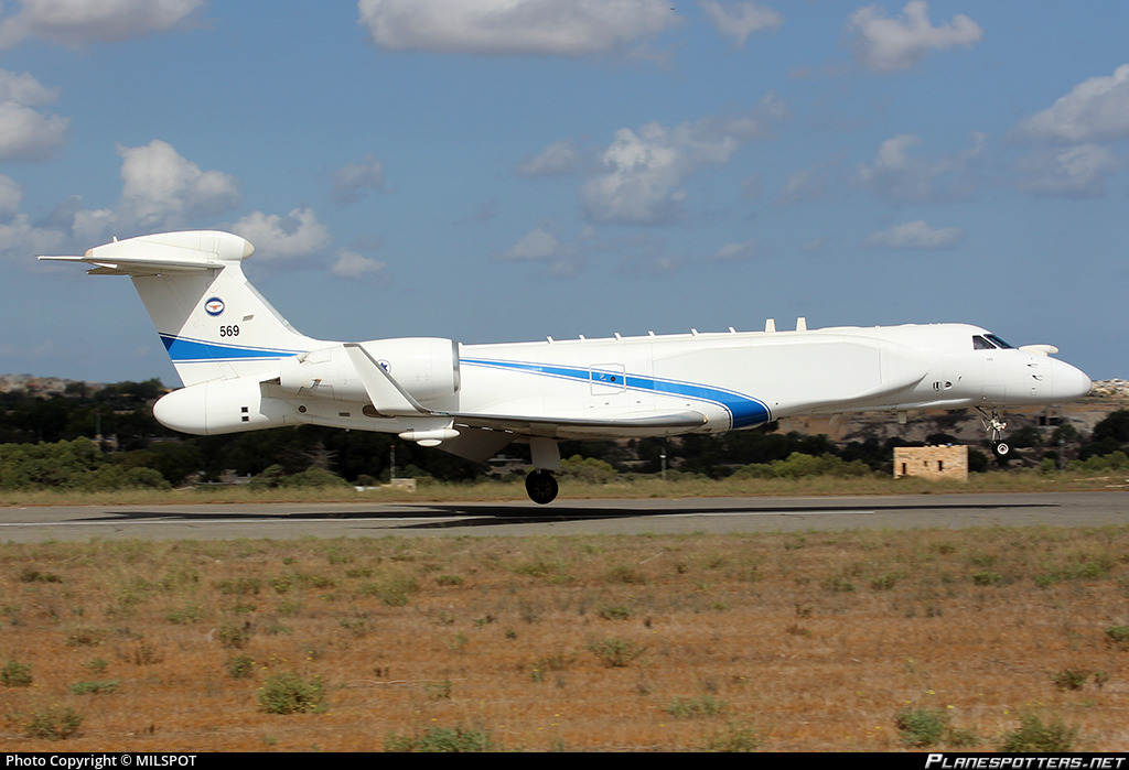 Gulfstream G550 CAEW - 569 Israeli Air Force Gulfstream G550 CAEW 'Nachshon Aitam' (GV-SP