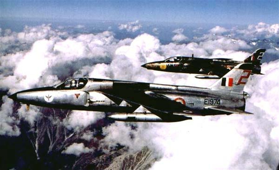 HAL Ajeet light fighter formation view