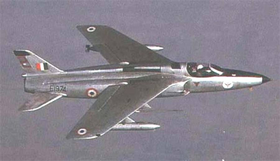 HAL Ajeet light fighter top view