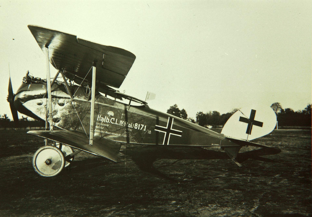 Halberstadt CL.IV - Halberstadt CL.IV (Rol) du 2e Reich vu de profil