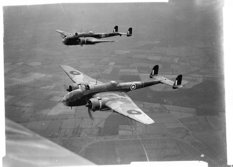 Handley Page Hampden - Handley Page Hampden de la RAF en vol
