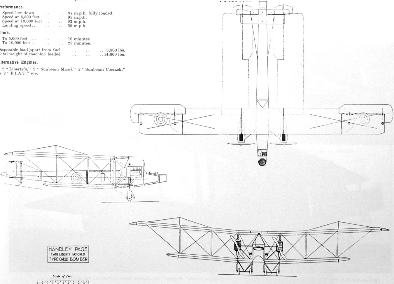 Handley Page O/400 - Afbeeldingsresultaat voor Handley Page 0/400