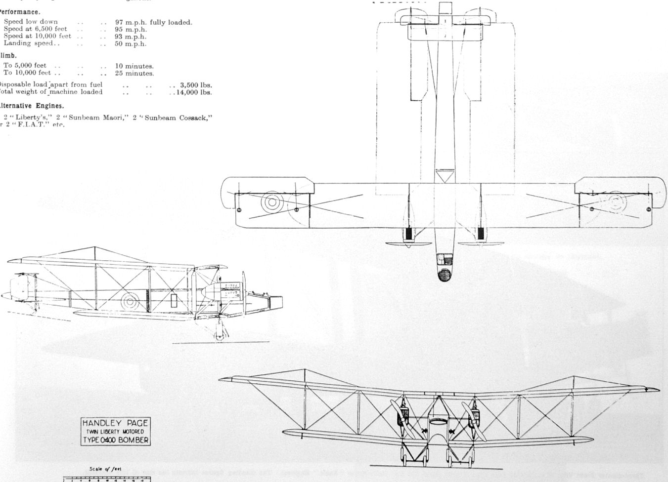Handley Page O/400 - Afbeeldingsresultaat voor Handley Page 0/400