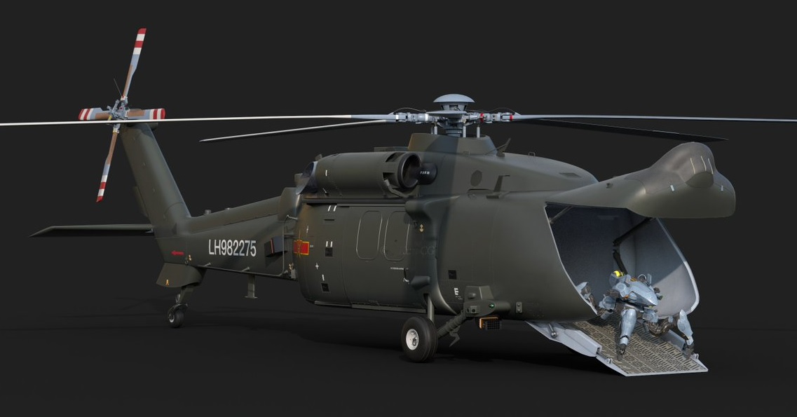 Harbin Z-20 - China Developing Unmanned Version of Harbin Z-20 Transport Helicopter