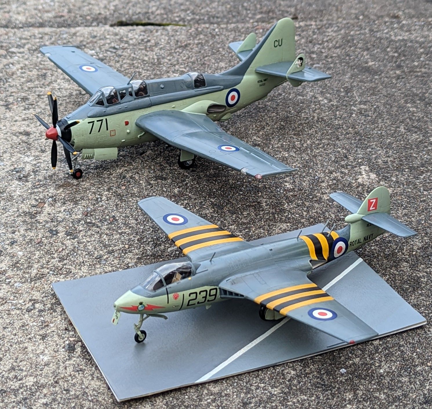 Hawker Sea Hawk - Suez Hawker Sea Hawk (Hobbyboss 1:72) - Ready for Inspection - Aircraft