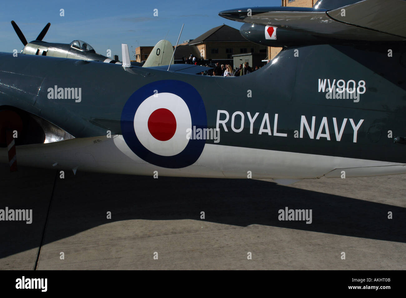 Hawker Sea Hawk - A 1960s British Royal Navy Hawker sea Hawk jet aircraft Insignia of all