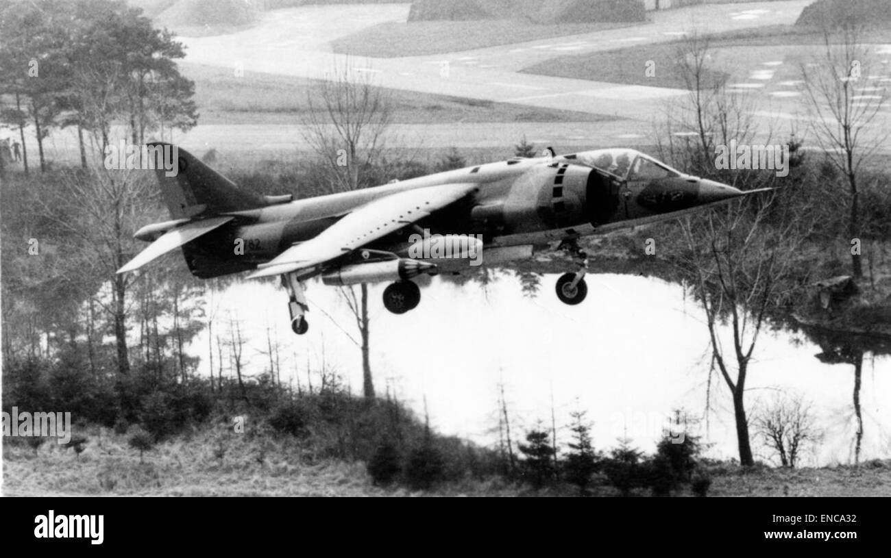 Hawker Siddeley Harrier - Photograph of the Hawker Siddeley Harrier GR1, a British jet aircraft