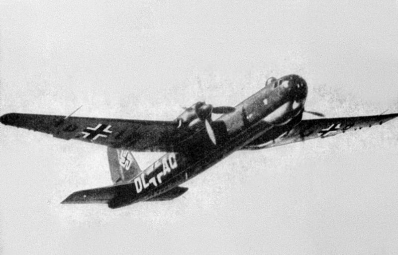Heinkel He 177 Greif - Heinkel He 177A-0 Greif en vol