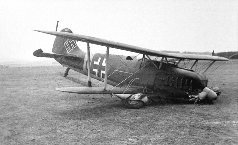 Heinkel He 51 - Heinkel He 51 A oder C der FFS A-B 121 Straubing (3)