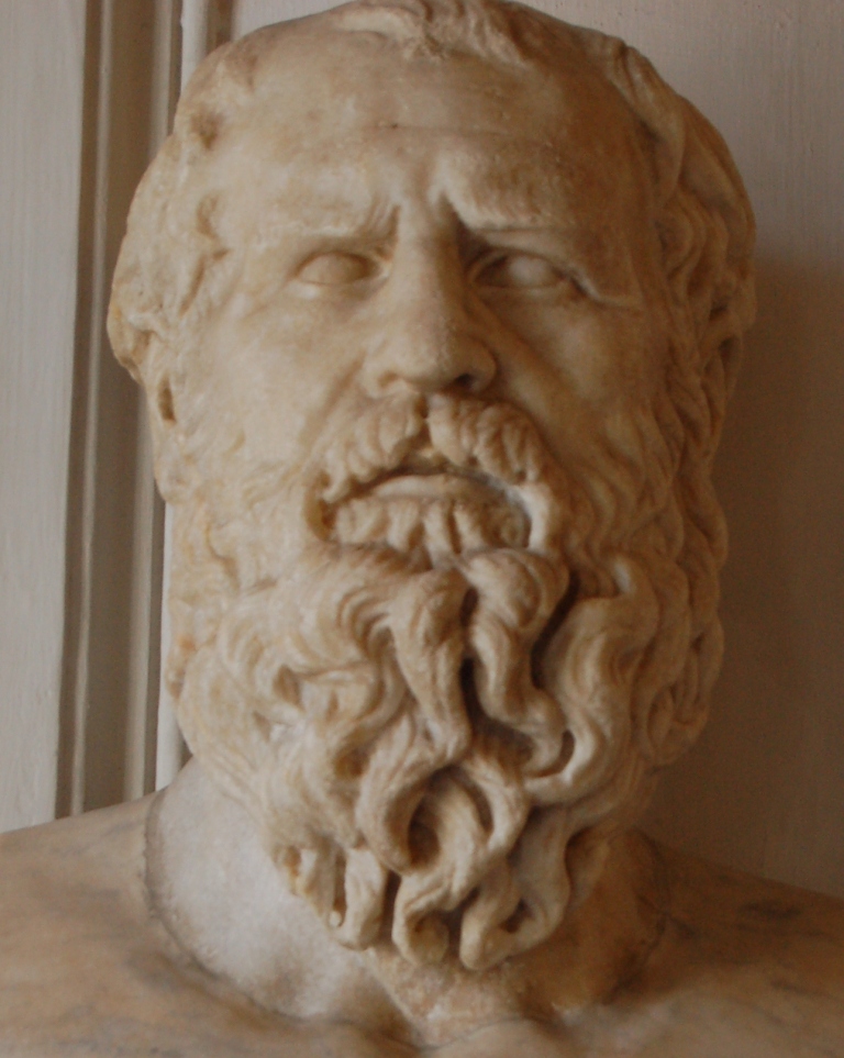 Bust from the Capitoline Hall of Philosophers, sometimes identified as Heraclitus