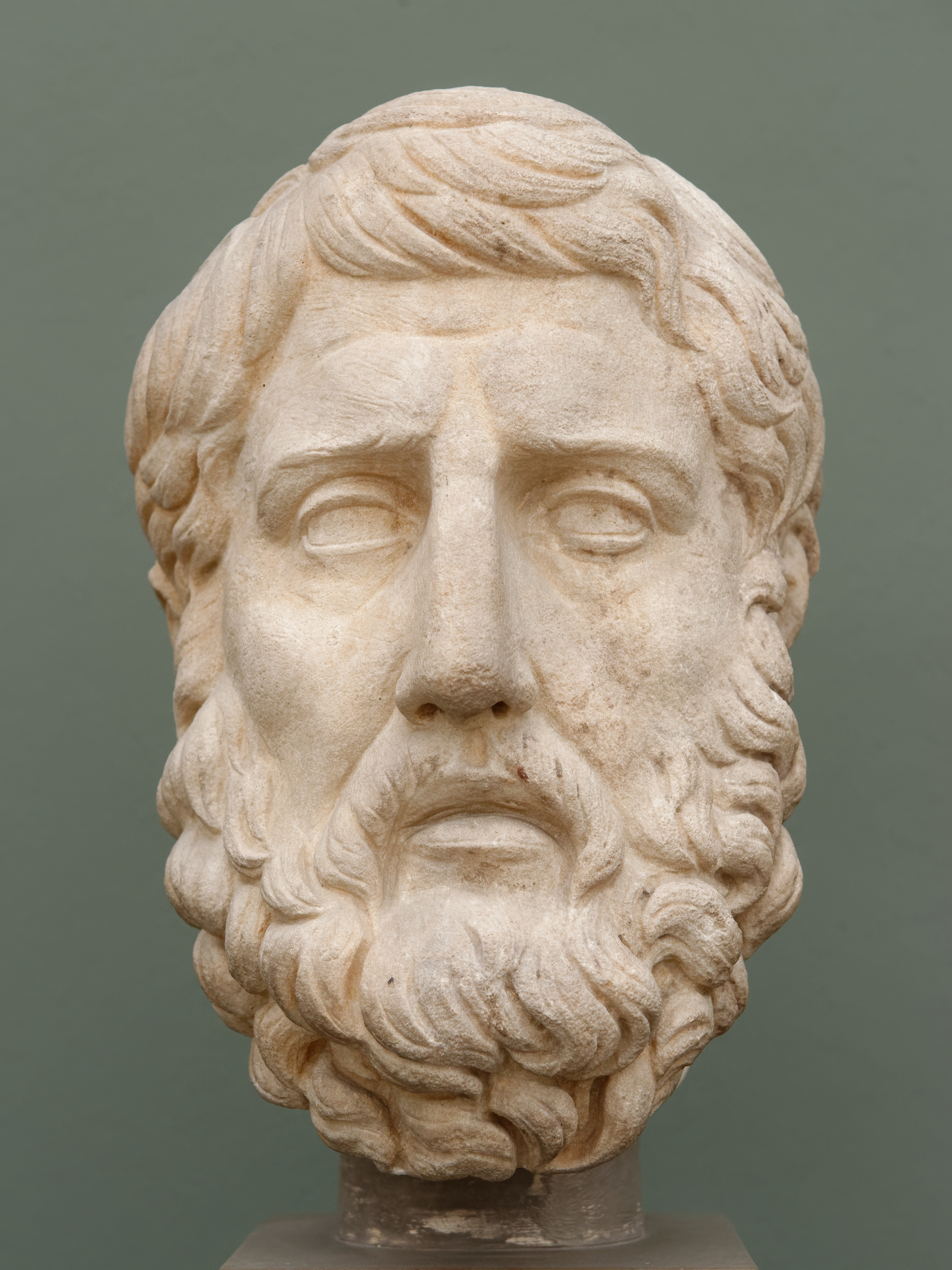 Hermarchus marble bust, Ny Carlsberg Glyptotek