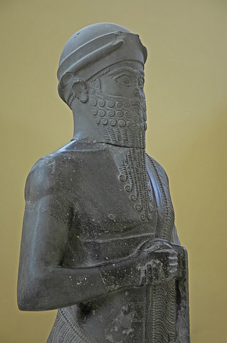 Istanbul Ancient Orient Museum Assyrian Statue from palace of Nebuchadnezzar II