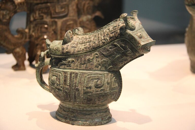 11th Cent. BC Late Shang Bronze Gong, Anyang