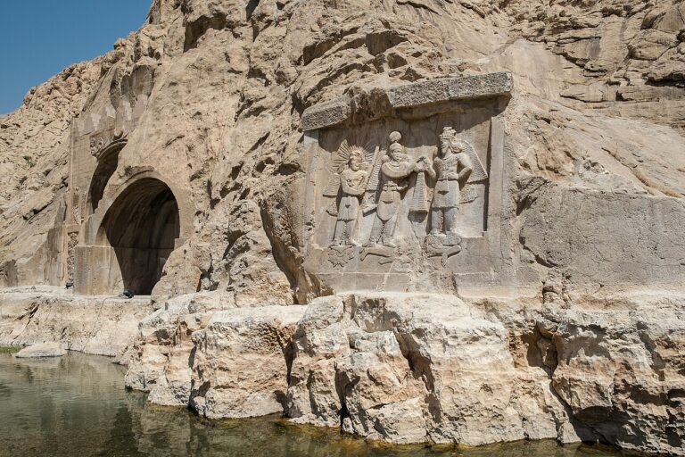 Taq e Bostan – Relief of the Coronation of Ardashir II
