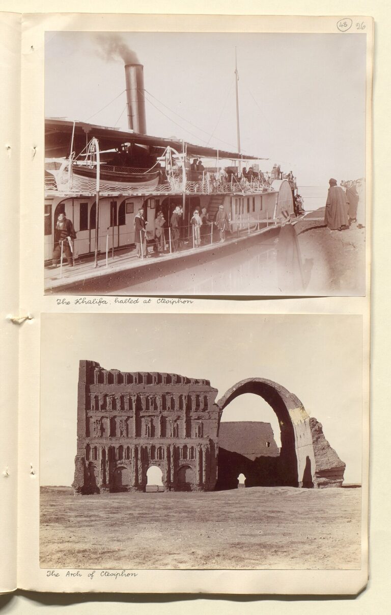 'The Khalifa, halted at Ctesiphon' and 'The Arch of Ctesiphon'