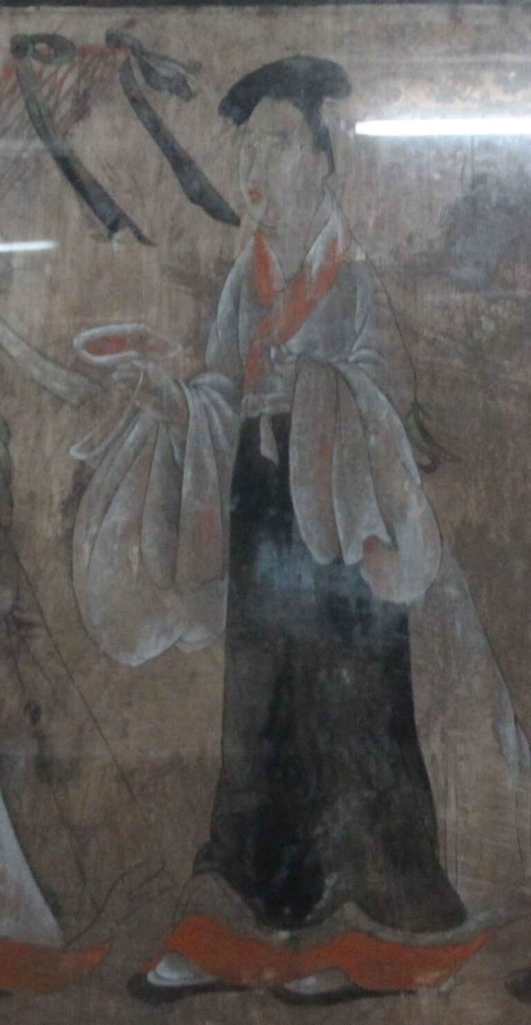 Dahuting Tomb mural of women dressed in Hanfu, Eastern Han Dynasty