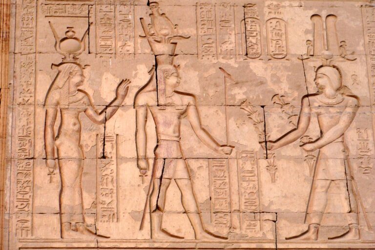 Reliefs in Kom Ombo Temple