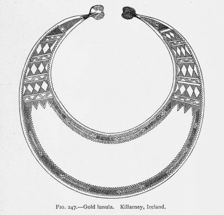 Gold lunula, Ireland