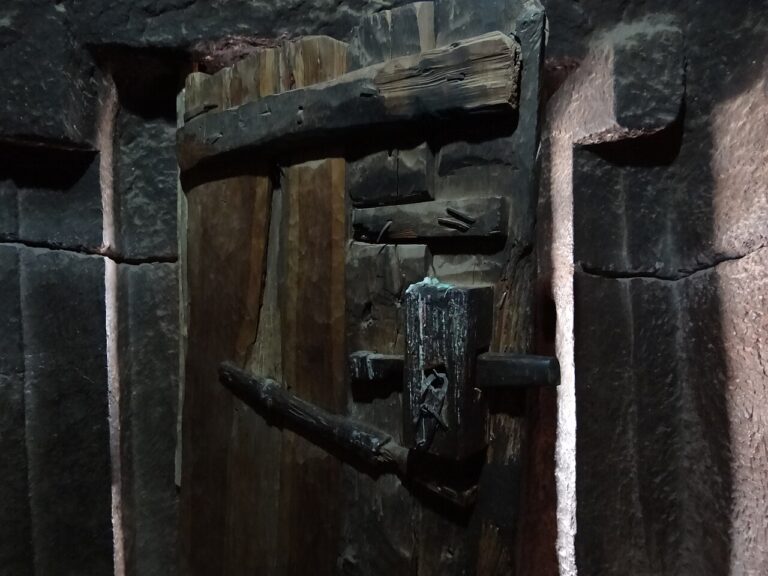 of Door of Bet Debre Sina Rock Hewn Church Lalibela Ethiopia 01