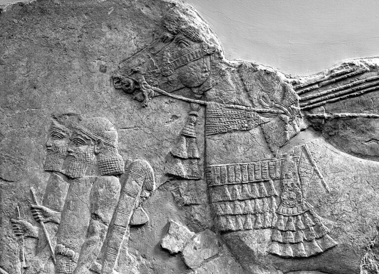 Assyrian relief of Marching British Museum