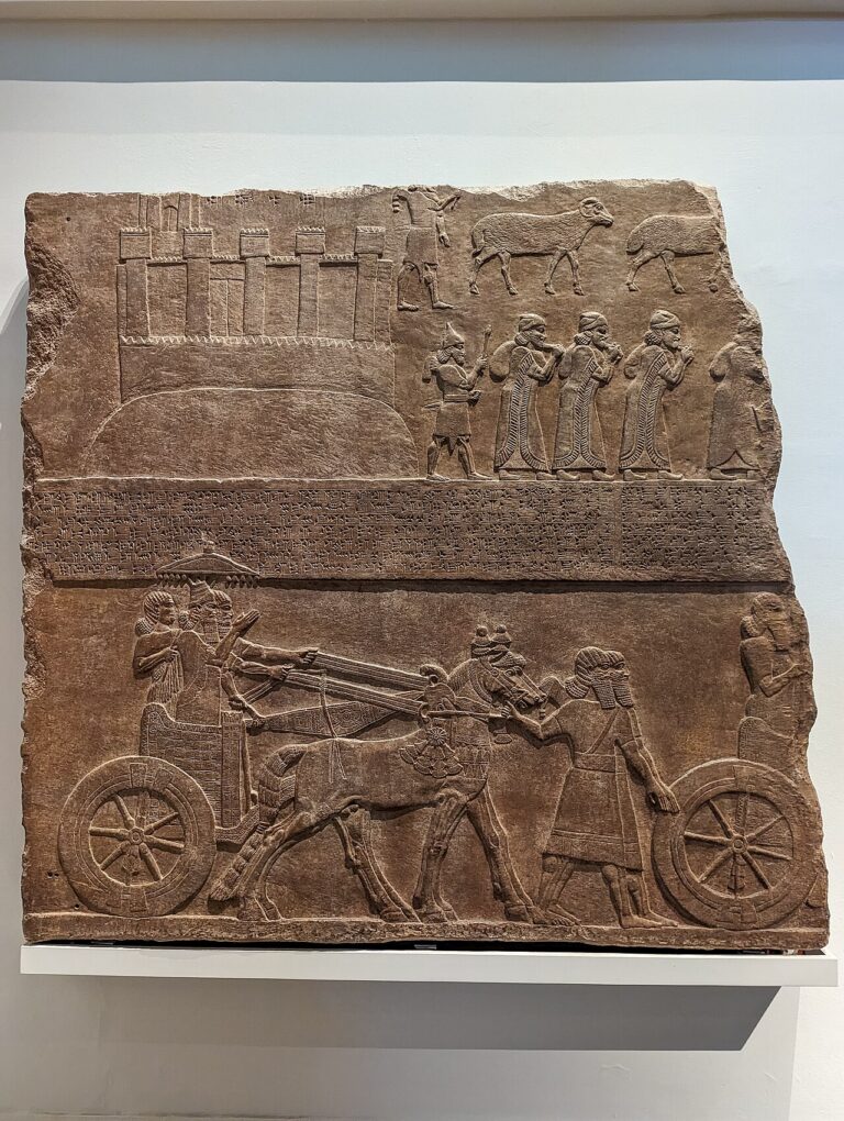 PXL British Museum London Neo Assyrian relief sculpture