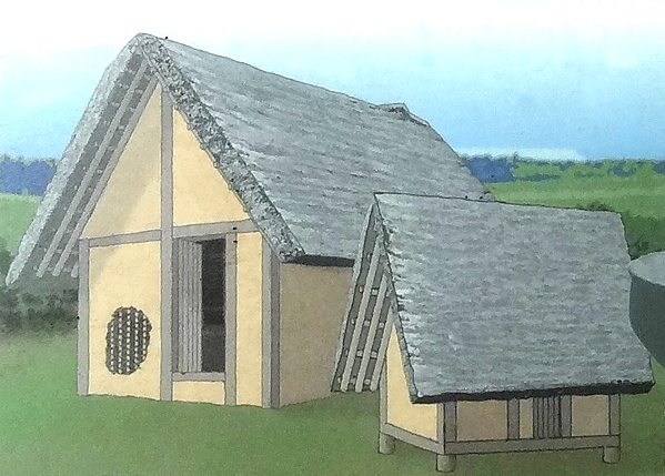 Celtic buildings, Glauberg oppidum