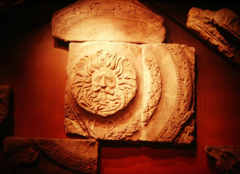 Bath Roman Temple Pediment
