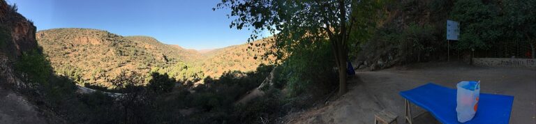 View from Taforalt cave extended