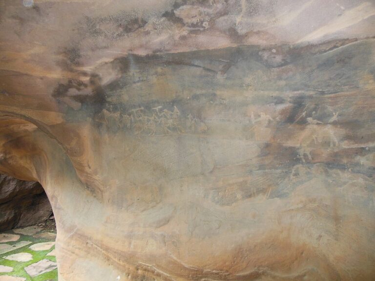 Prehistoric rock art @ Bhimbetka