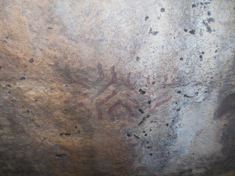 Prehistoric rock paintings in Bhimbetka