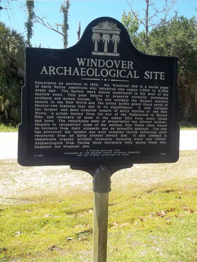FL Titusville Windover Arch Site marker03