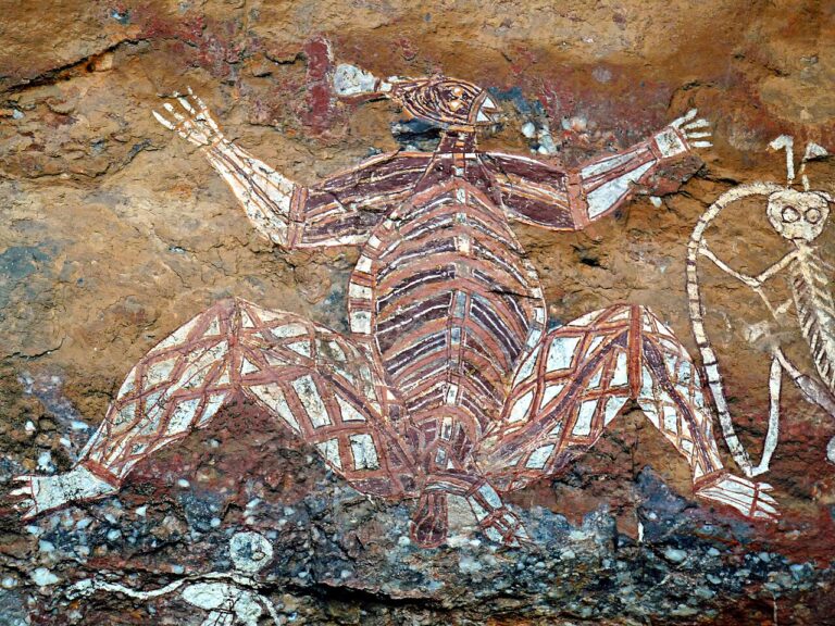 Rock painting of Namarndjolg