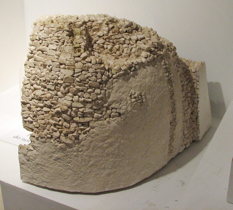 Model of the round tower in Jericho