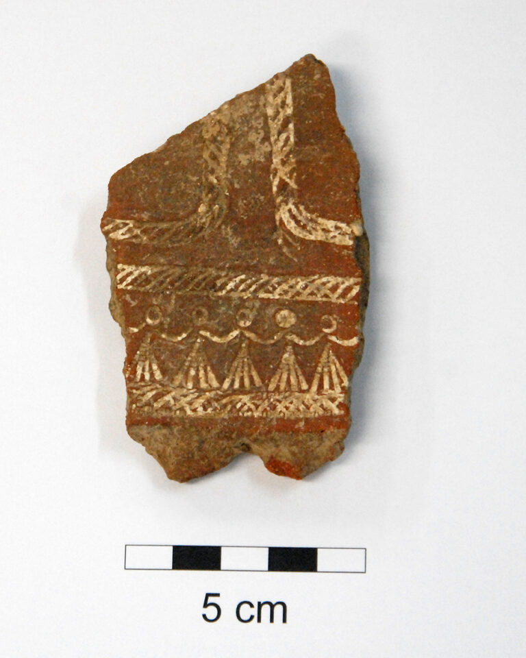 Decorated Lapita potsherd from Bourewa, Fiji