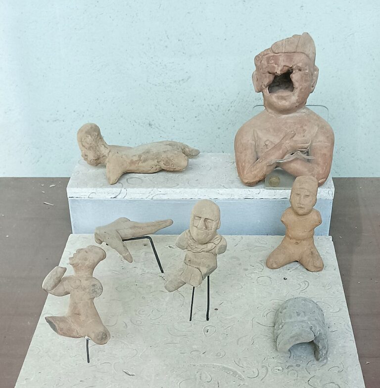Figurillas de barro Museo de sitio La Venta Tabasco