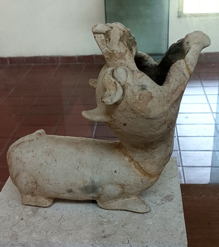 Figurilla zoomorfa olmeca, Museo de sitio La Venta Tabasco
