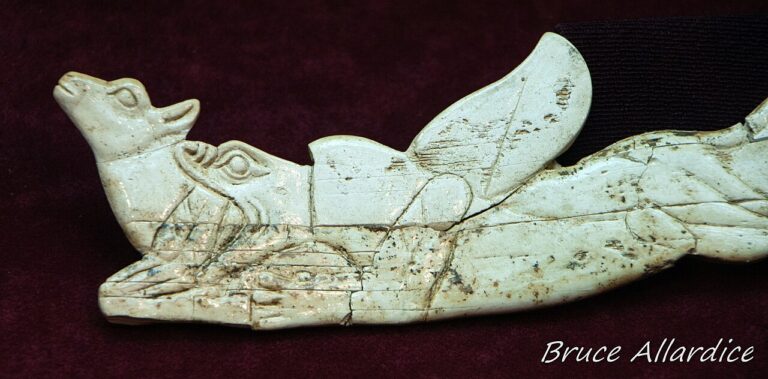 Gonur Tepe Cosmetic Spatula BCE Snake Eating a Deer Bone
