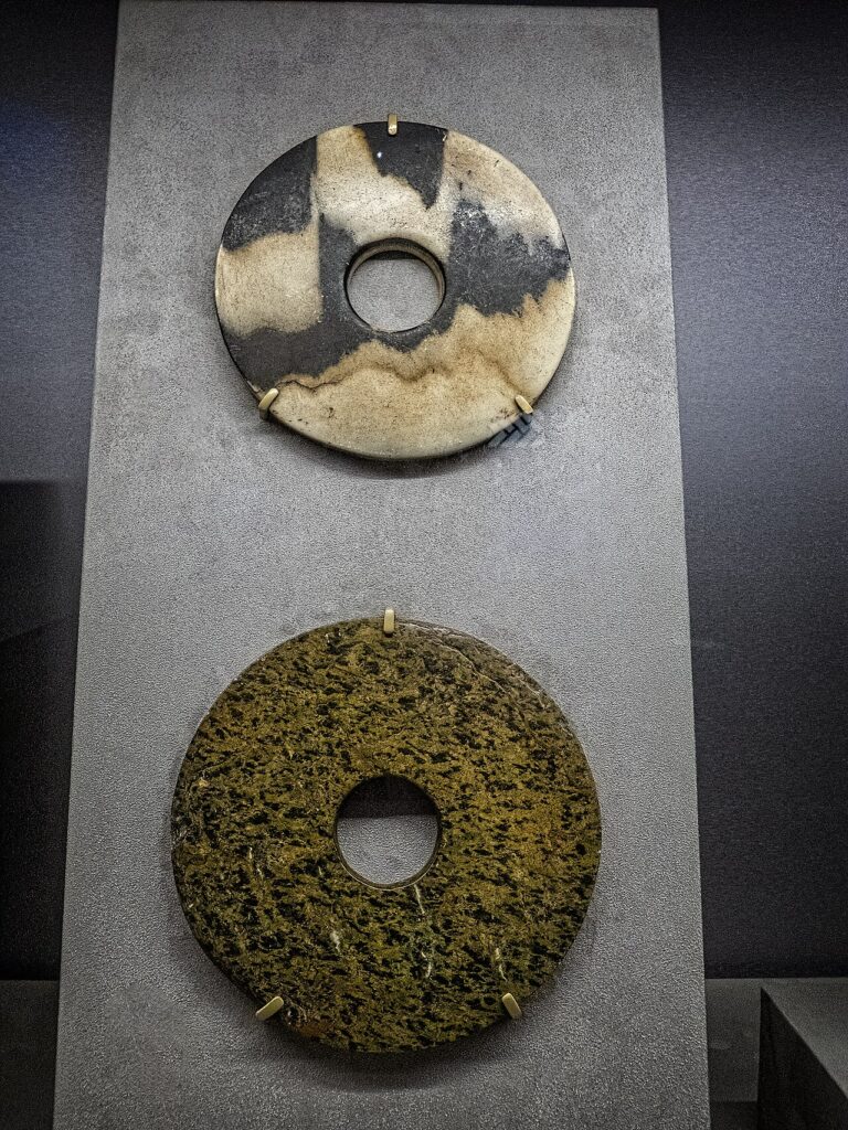 Stone Bi disks Liangzhu Period southern China