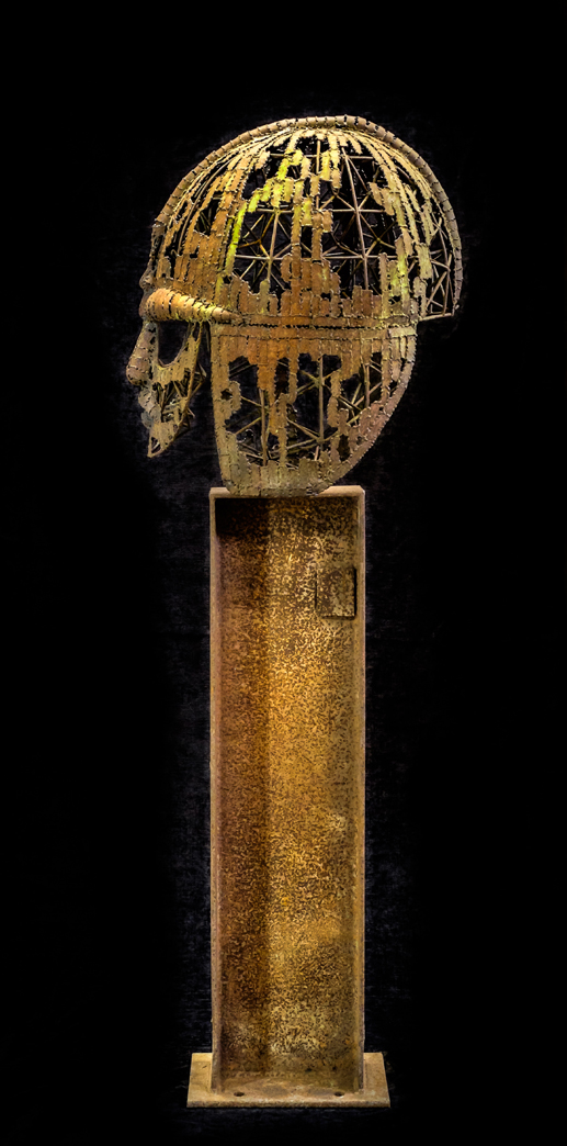 Sutton Hoo Helmet maquette side