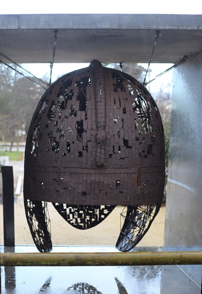 Sutton Hoo Helmet Sculpture, Back