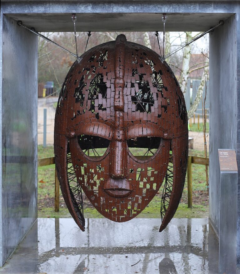 Sutton Hoo Helmet Sculpture, Front