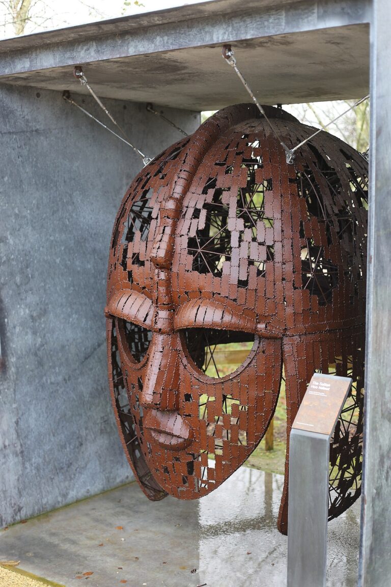 Sutton Hoo Helmet Sculpture, Left